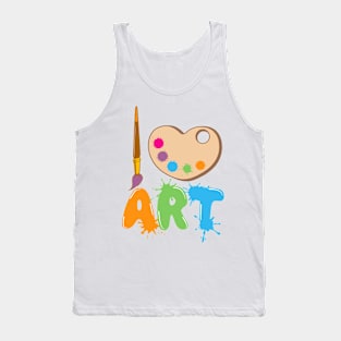 Cool Painting Art -Draw Pencil Drawing Teacher Tank Top